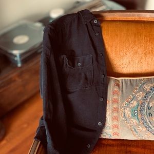 Soft corduroy dark blue (almost black) shirt